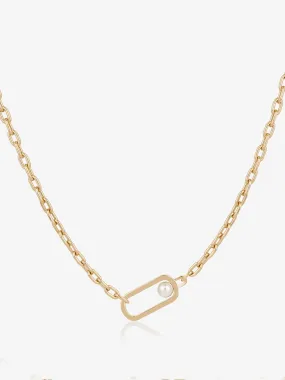 22 carat gold gilded Lana pearl necklace