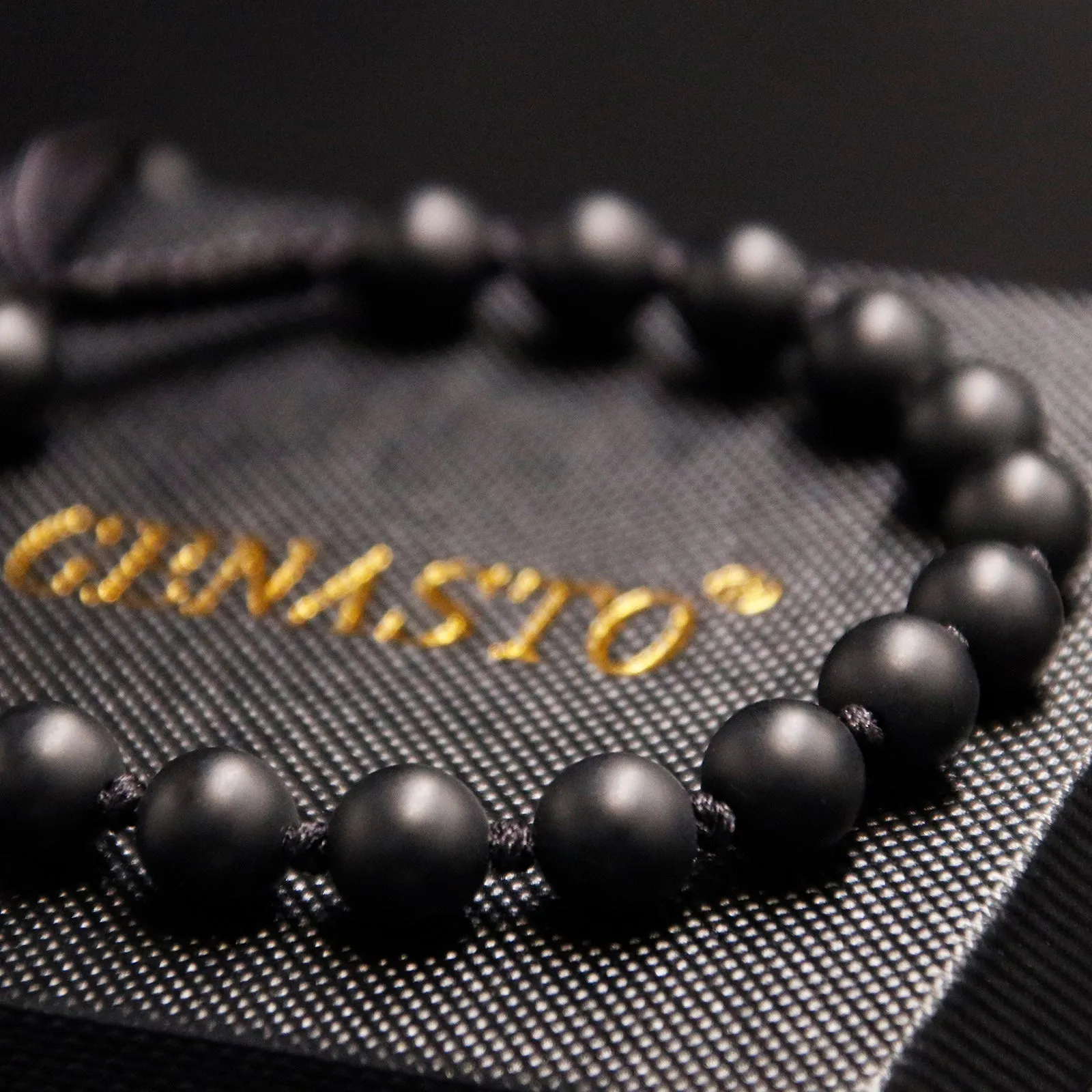 Black Onyx Single-layer Bracelet, 8mm