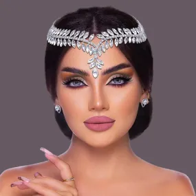 Bohemia Bridal Rhinestone Forehead Tiara