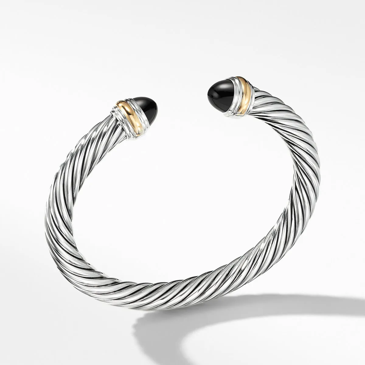 Cable Classics Bracelet with Black Onyx and 14K Gold