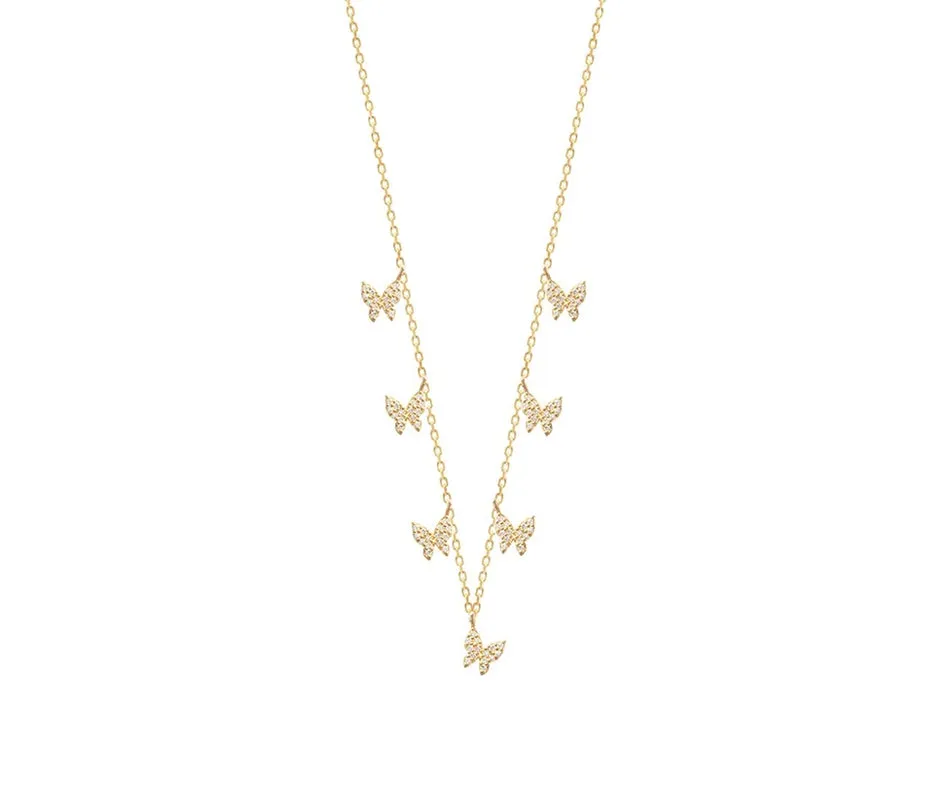 Dangle Butterfly Necklace