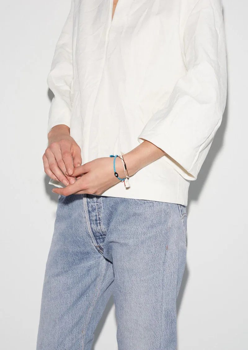 Dark Sky Blue Cord Bracelet