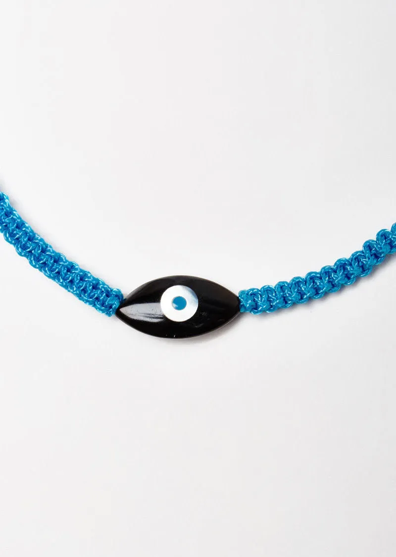 Dark Sky Blue Cord Bracelet