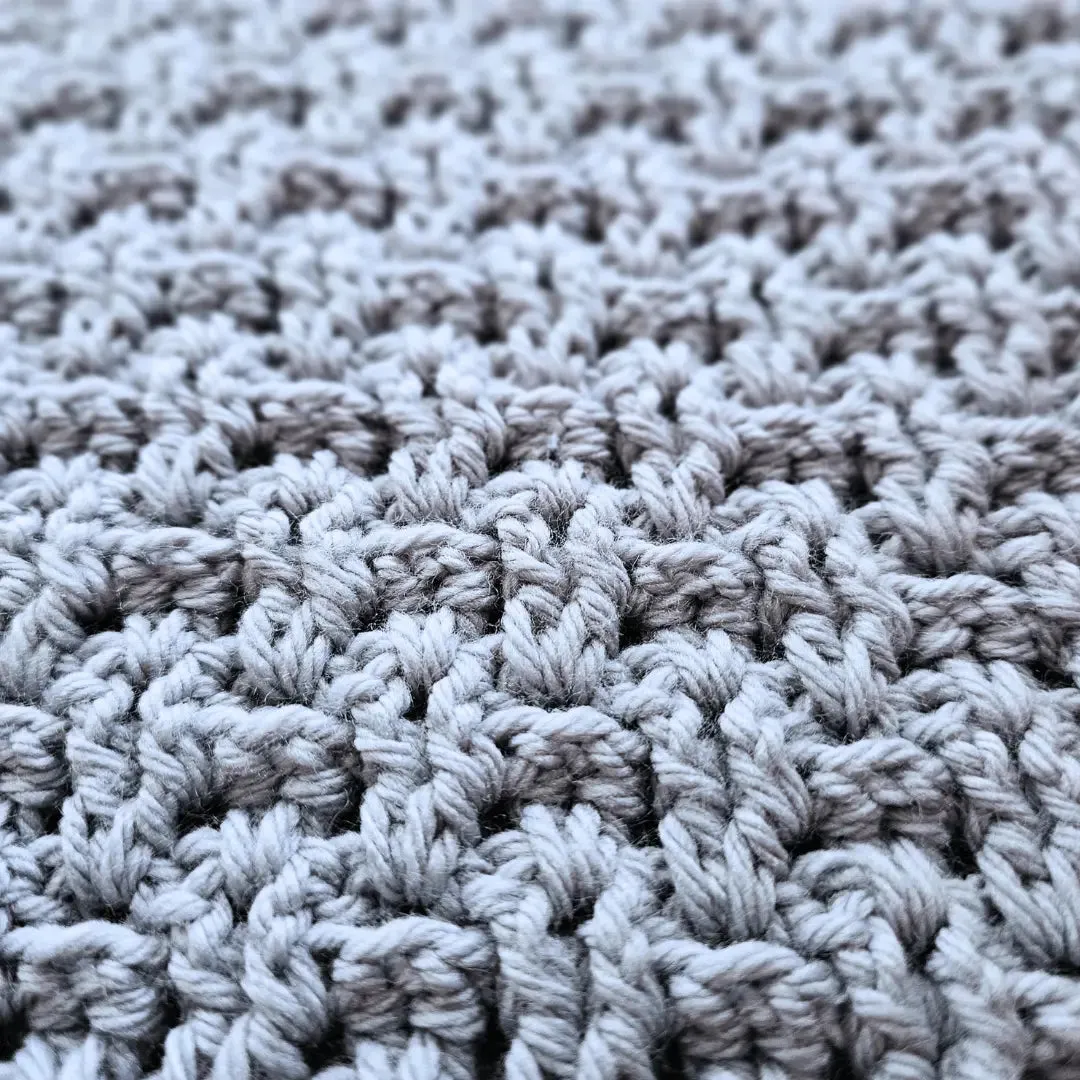 Discover the Secret Stitch with the Orchid Storm Textured Crochet Scarf!