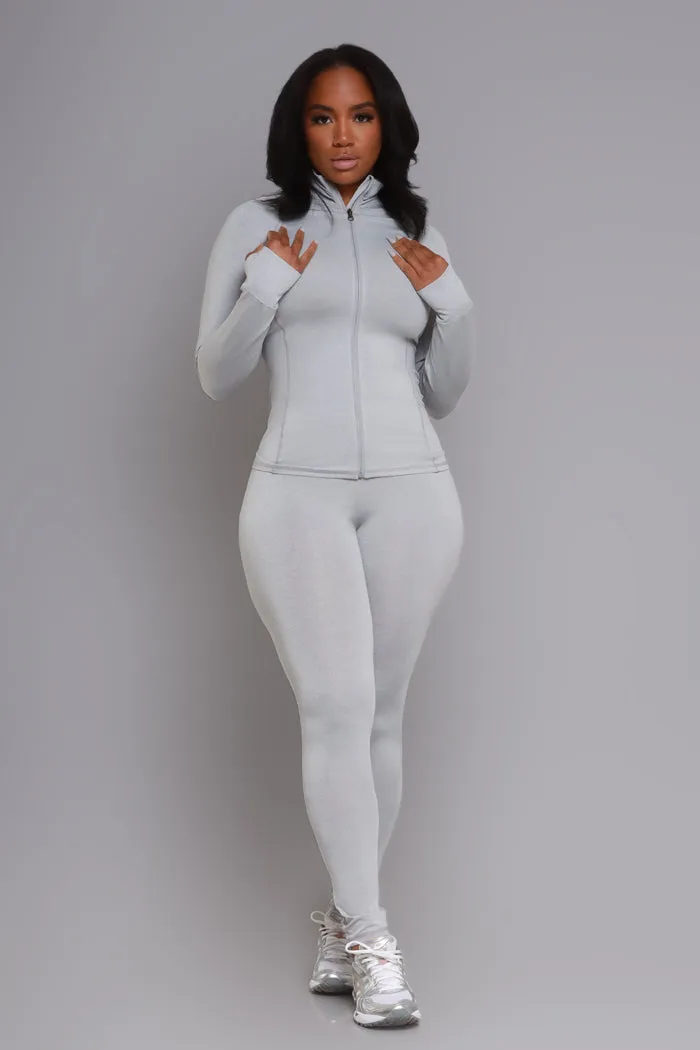 Easy Fit Athletic Set - Heather Grey