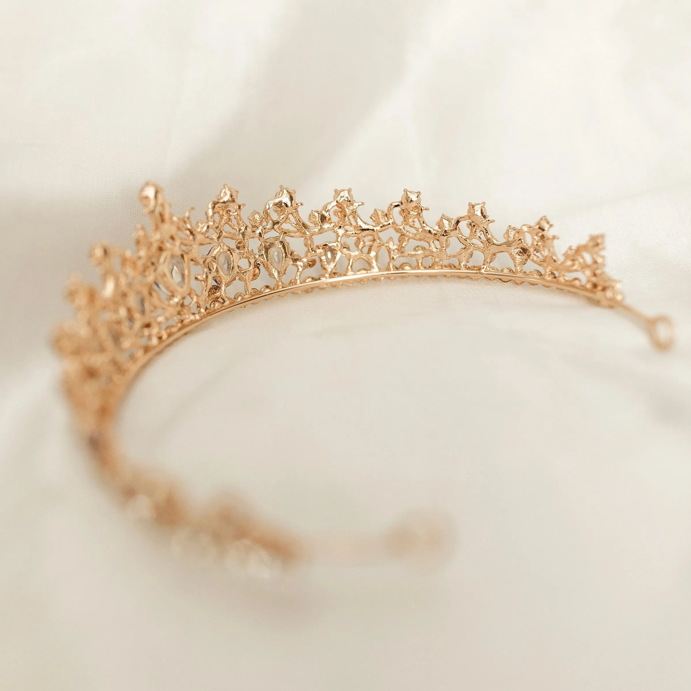 Finley's Tiara in Blue & Gold