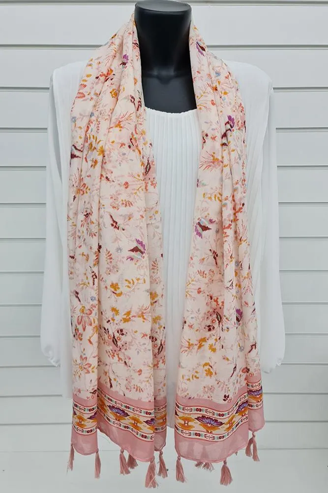 Floral Print Scarf
