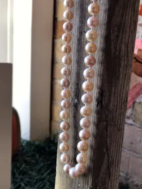 Freshwater Rose Pearl Strand