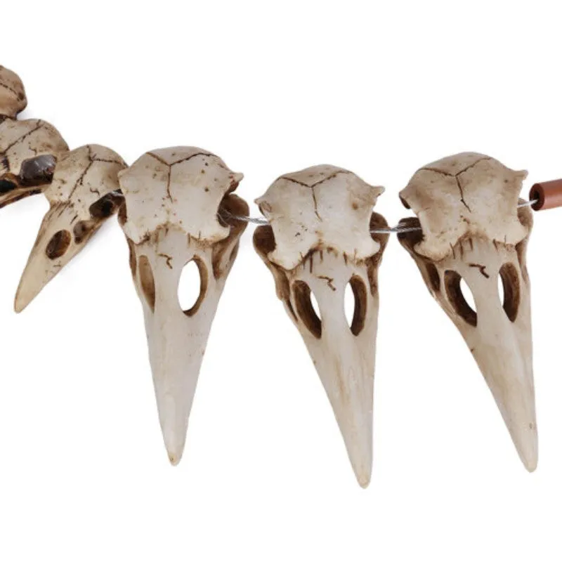 LED Beak Skull Necklace