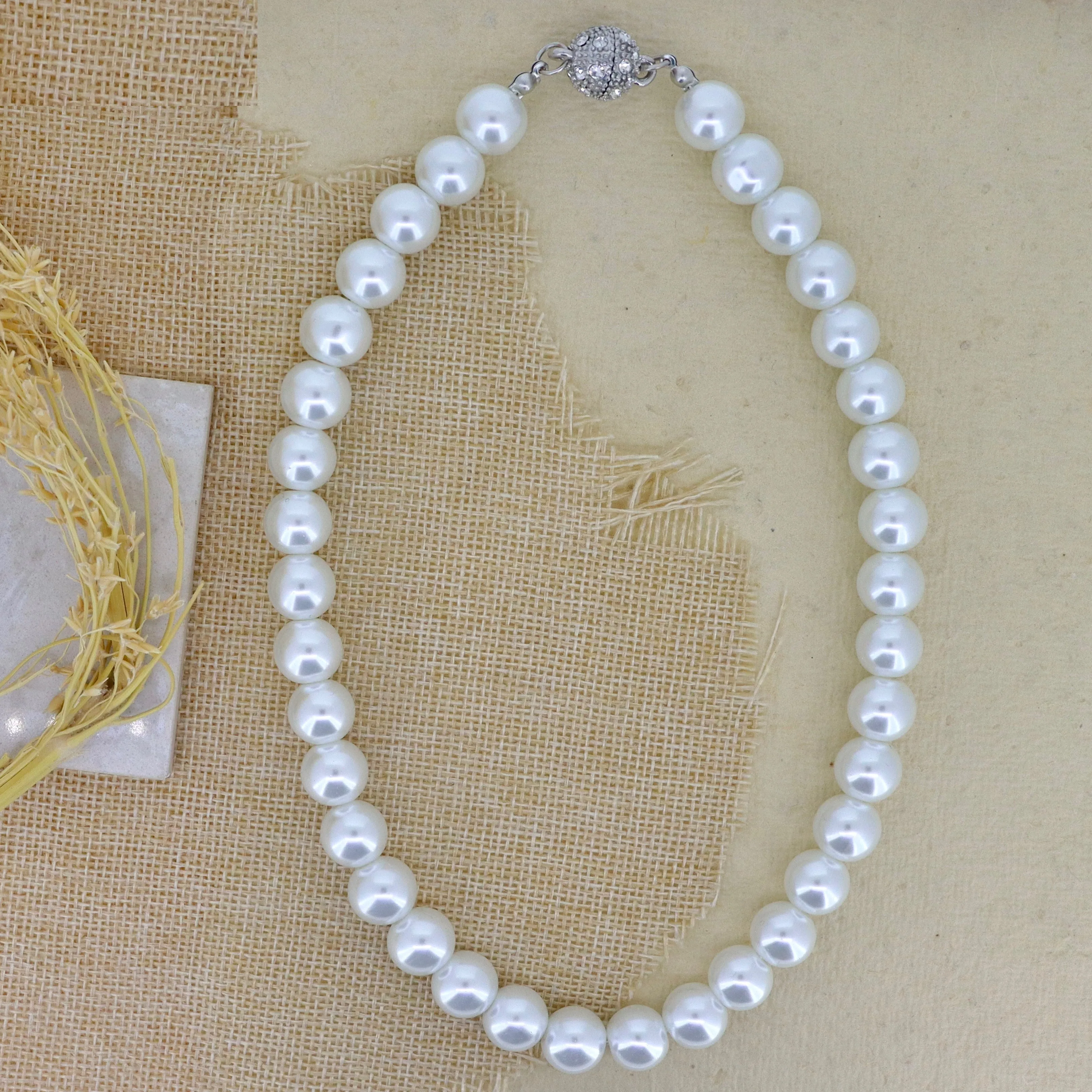 Moonlit Pearl Necklace