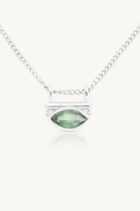 Nyra Apatite Silver Necklace