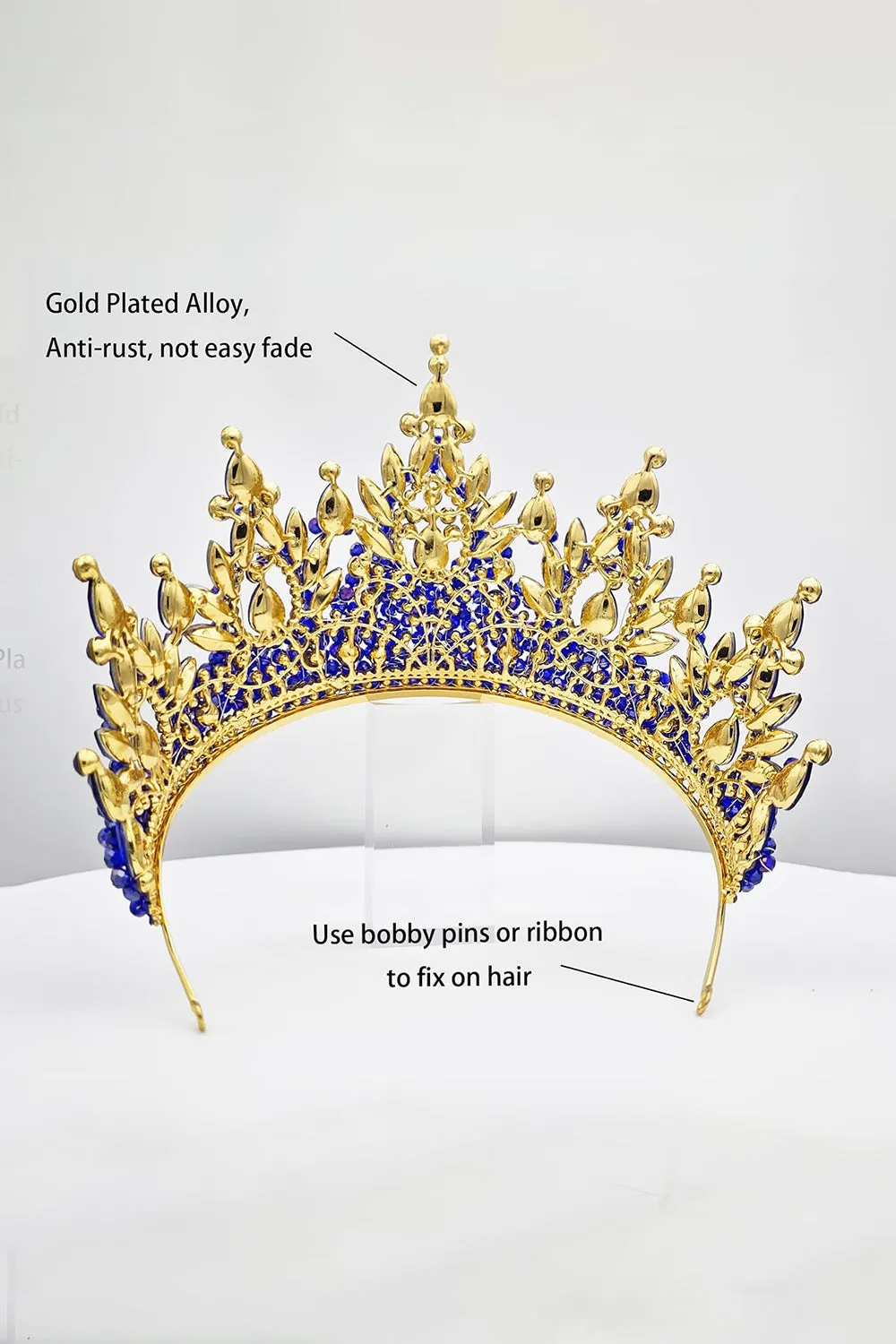 Pink Rhinestone Queen Tiara