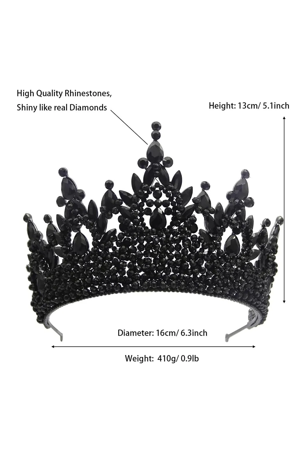Pink Rhinestone Queen Tiara