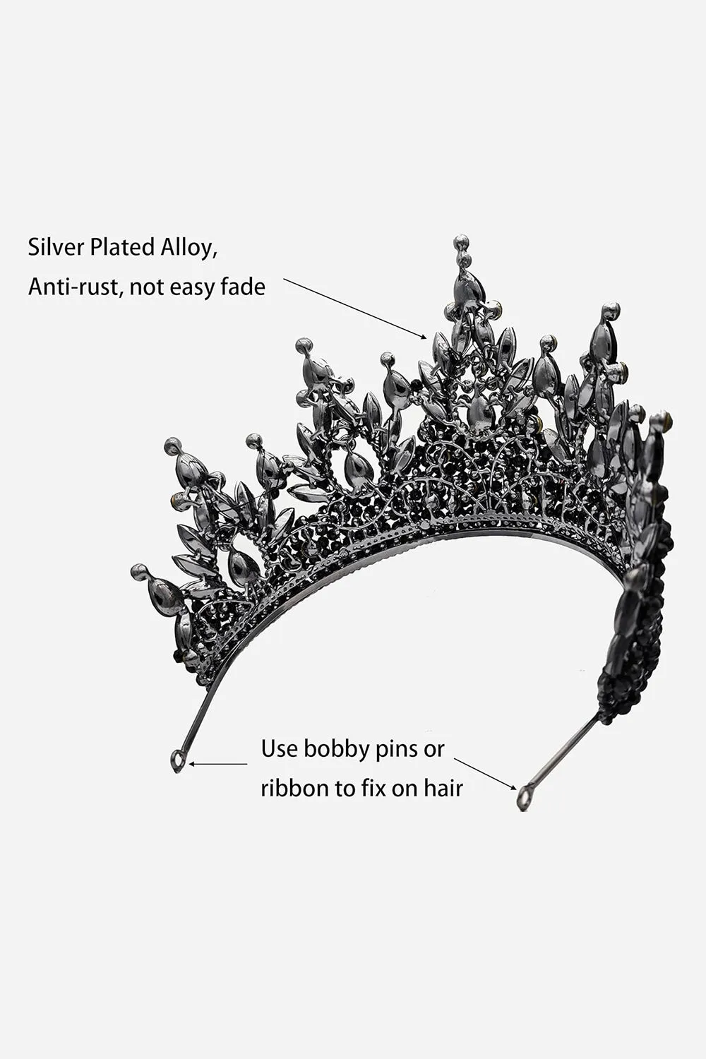 Pink Rhinestone Queen Tiara