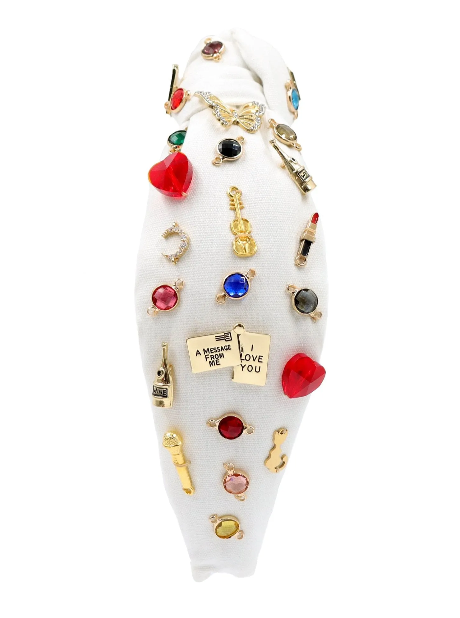Pop Star Hand Sewn Jeweled Knot Headband