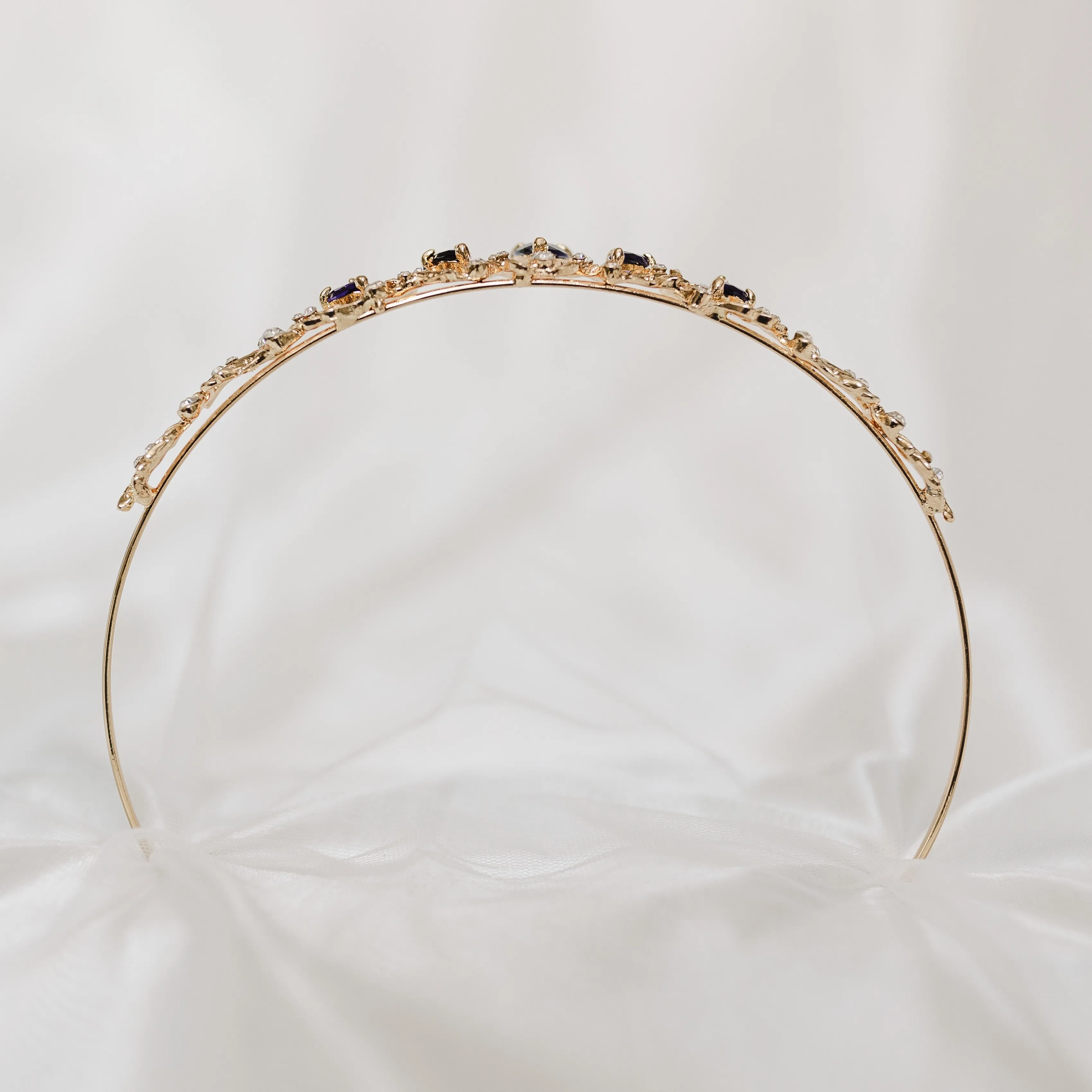 Sadie’s Tiara in Purple & Gold