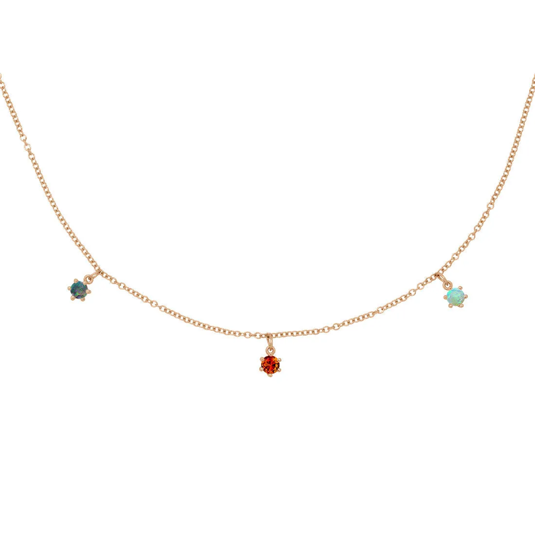 Scorpio Zodiac Fringe Necklace