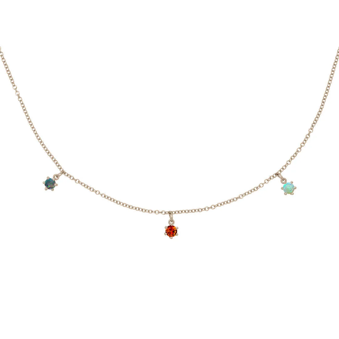 Scorpio Zodiac Fringe Necklace